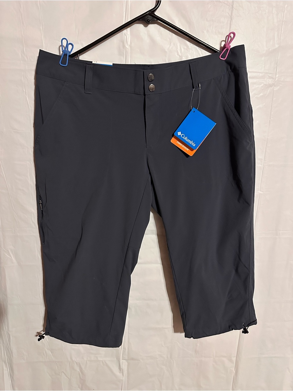 Columbia Women's Charcoal Outdoor Capri Shorts